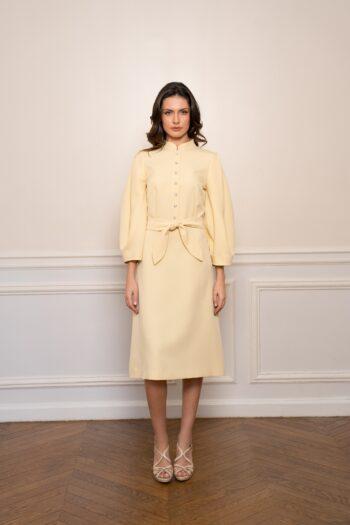Couture-Kleid Dalya aus Kreppstoff
