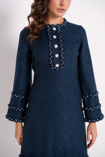 robe-fiji-bouclette-col-boutons-nacres