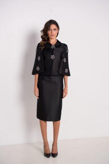Falda chaqueta de seda