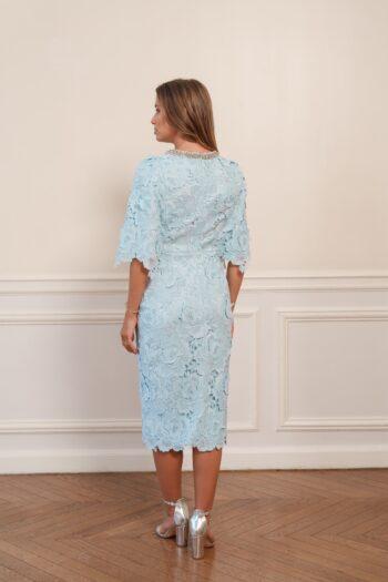 robe chic femme dentelle florale