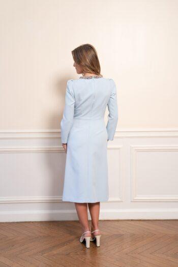 Robe bleu ciel chic