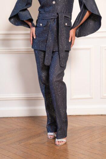 Luxury women’s evening outfit by ECAILLE PARIS