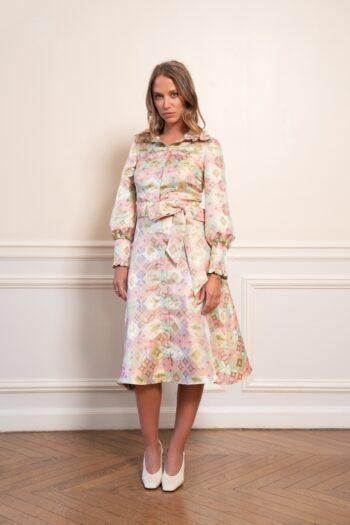 robe jacquard pastel femme Hadar