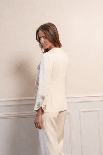 French luxury ivory occasionwear set