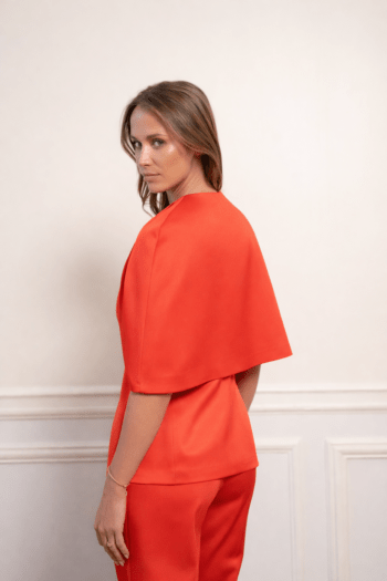 dos veste cape couture